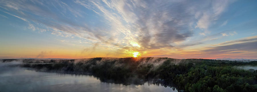 Keys Lake Sunrise PANO Photograph by Brook Burling