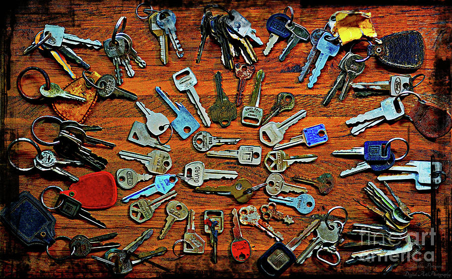 Keys - series 1 - 5 Photograph by Debbie Portwood