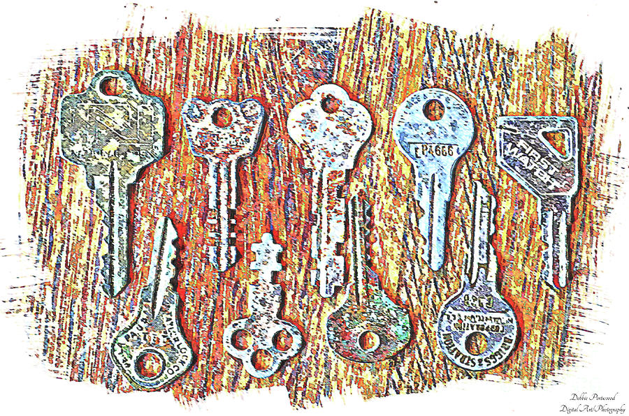 Keys - series 4 - 1 Photograph by Debbie Portwood