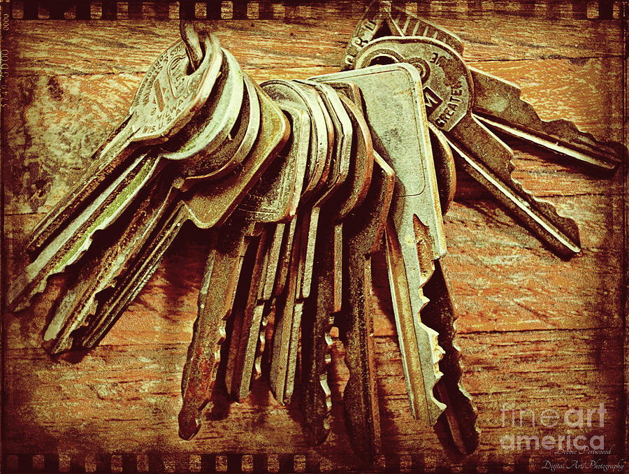 Keys - series 7 - 4 Photograph by Debbie Portwood