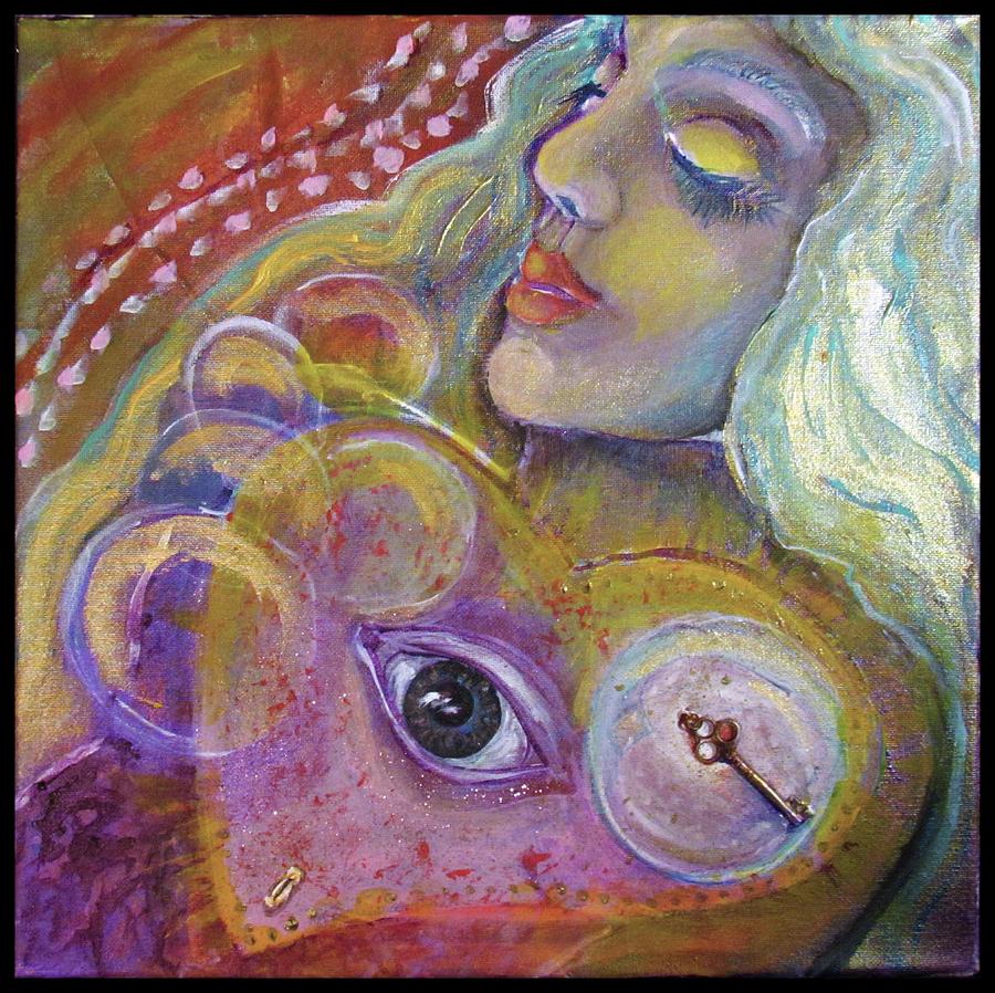 Keys to Healing Broken Hearts Dreaming Our Heart Dreams Painting by Feather Redfox Keys to Healing Broken Hearts Dreaming Our Heart Dreams Painting by Feather Redfox