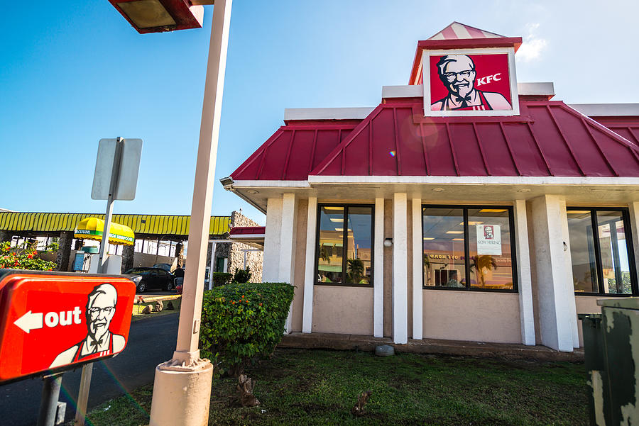 KFC Fast Food Restaurant on Maui, Hawaii, USA Photograph by Anouchka