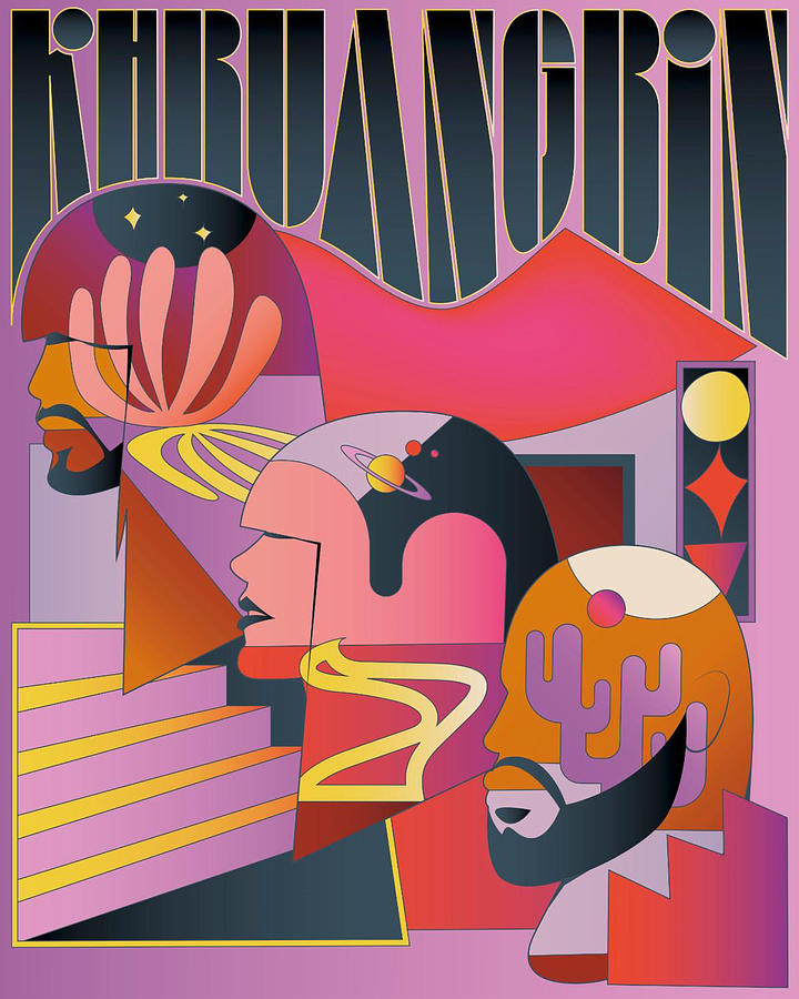 Khruangbin Digital Art by Charles Ford Fine Art America