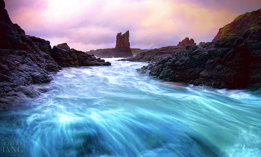Kiama seascape Photograph by Rob Lang