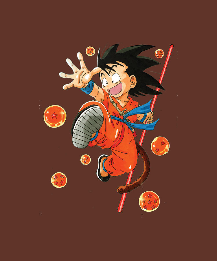 Kid goku Baby gift Painting by Helena Tyler | Fine Art America