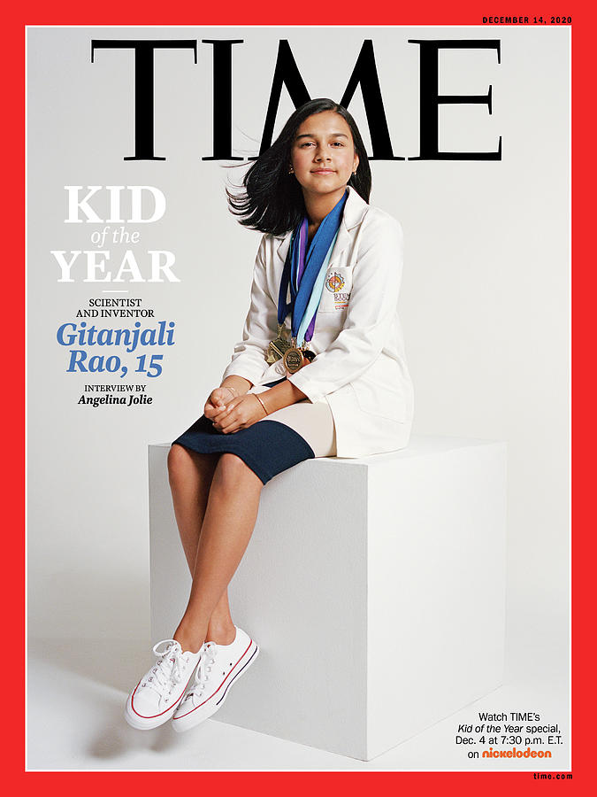 Inventions Photograph - Kid of the Year - Gitanjali Rao by Photograph by Sharif Hamza for TIME