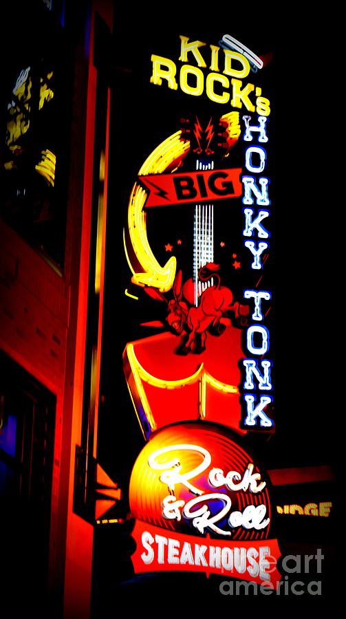 Nashville Photograph - Kid Rocks Big Ass Honkty Tonk by Betsy Warner
