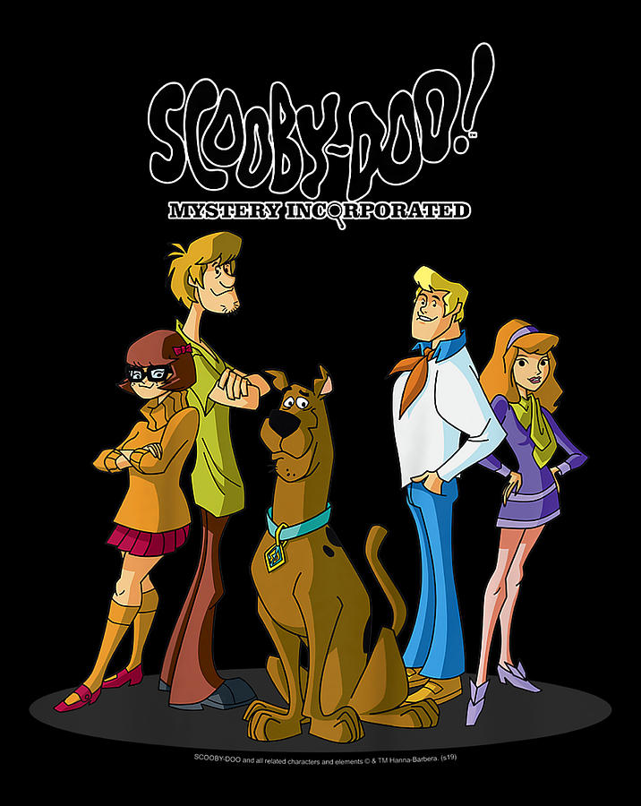 Kids Scooby Doo Mystery Incorporated Mystery Gang Portrait Digital Art ...