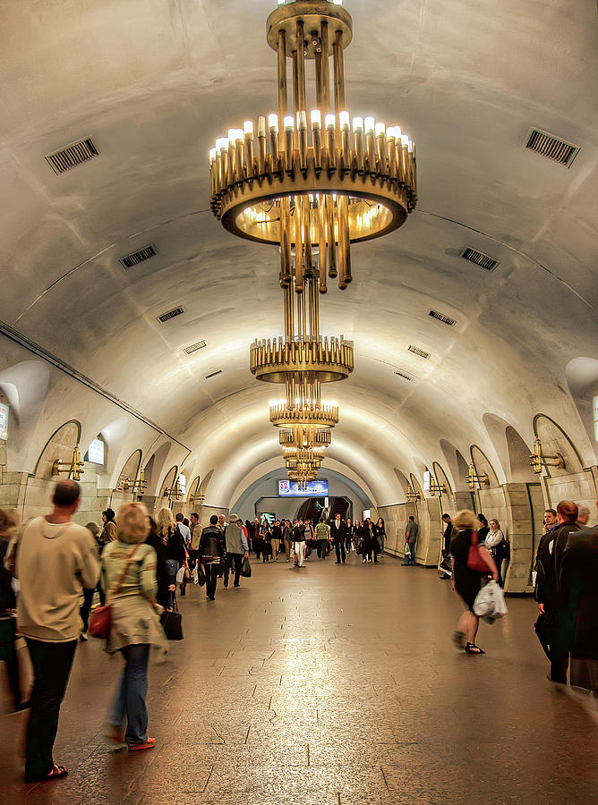  Kiev Metro Pyrography by Anna Rumiantseva