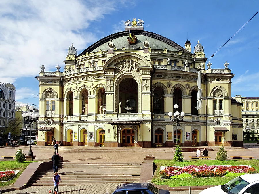 Kiev National Academic Opera and Ballet Theatre of Ukraine Photograph by Lyuba Filatova