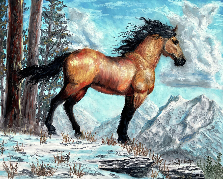 Kiger Mustang Pastel by Daniel Eskridge Kiger Mustang Pastel by Daniel Eskridge