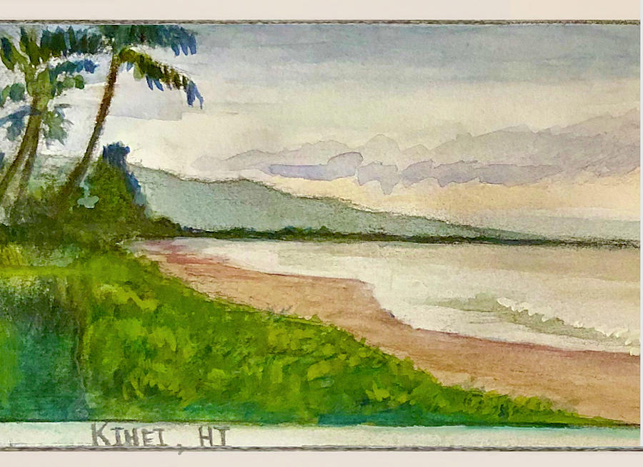 Beach Painting - Kihei, HI by John Morris