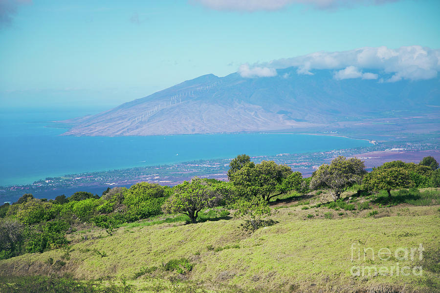 Kihei Maalaea view from Keokea Maui Hawaii Photograph by Sharon Mau