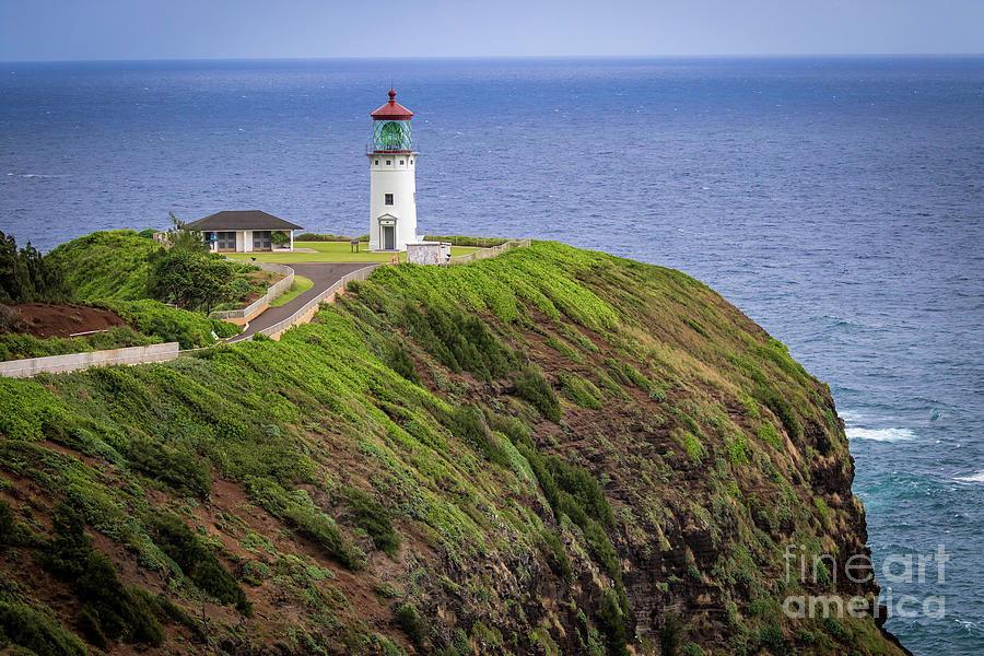 Kilauea Lighthouse - Kauai Hawaii Photograph by Sanjeev Singhal