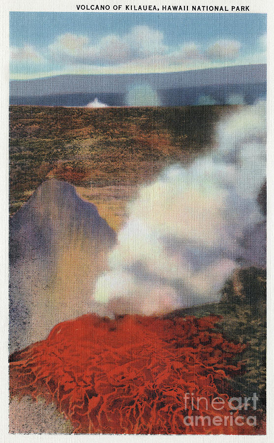 Kilauea Volcano, 1935 Photograph by Granger