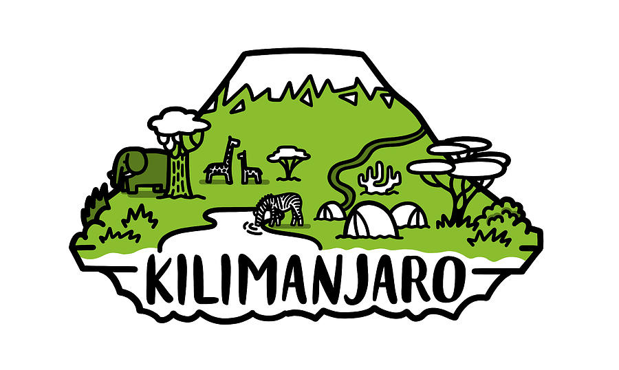 Tree Digital Art - Kilimanjaro by Tom Napper