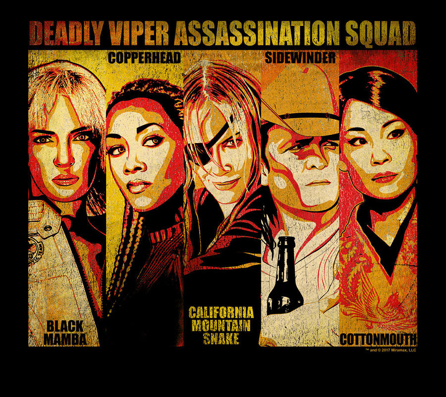 Kill Bill Deadly Viper Assassination Squad Digital Art by Elijah