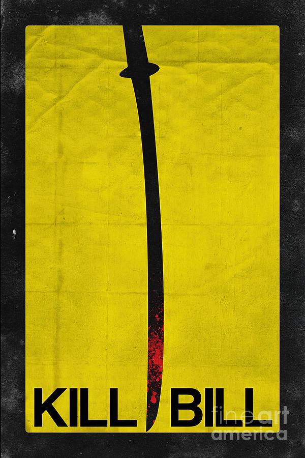 Kill Bill minimalist Painting by Morgan Ruby - Pixels