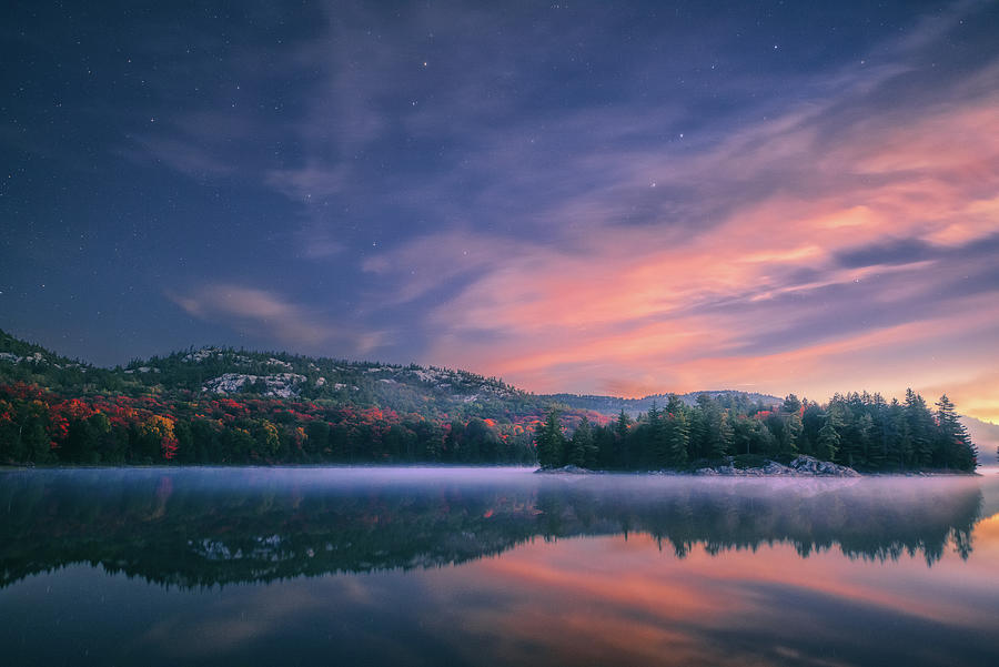 Killarney Lake at Dawn Photograph by Henry w Liu