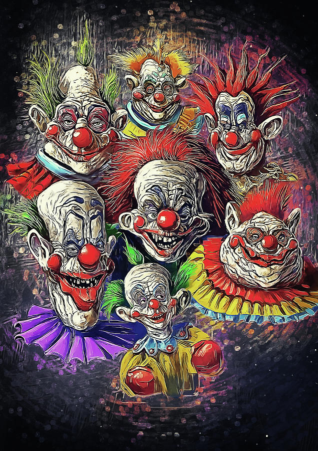 Killer Klowns Digital Art by Zapista OU | Fine Art America