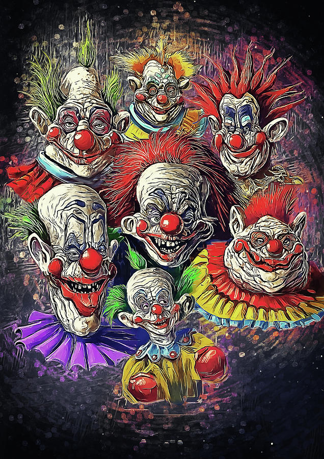 Killer Klowns Digital Art by Zapista OU