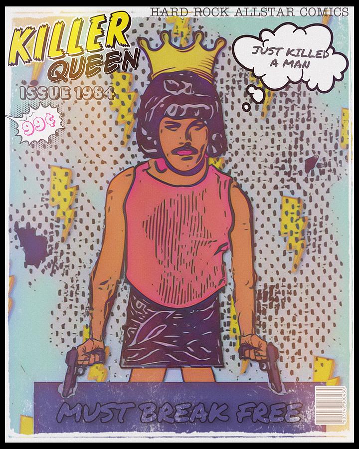 Killer Queen Issue 1984 Digital Art by Christina Rick