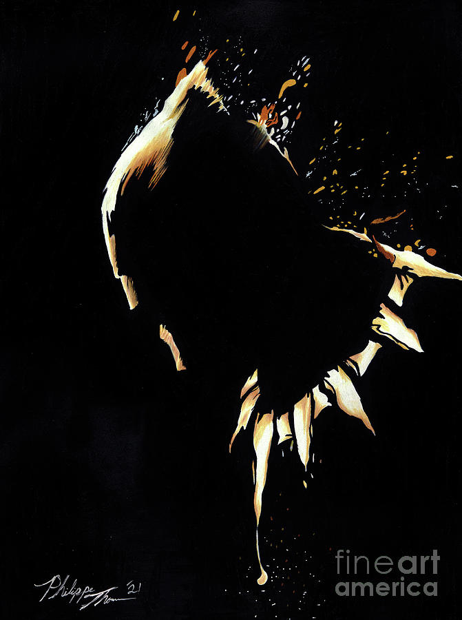 Killmonger Drawing by Philippe Thomas