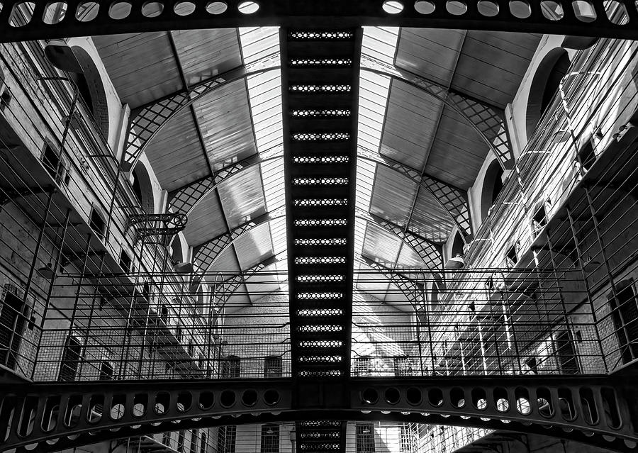 Kilmainham Gaol BW Photograph by Carolyn Derstine