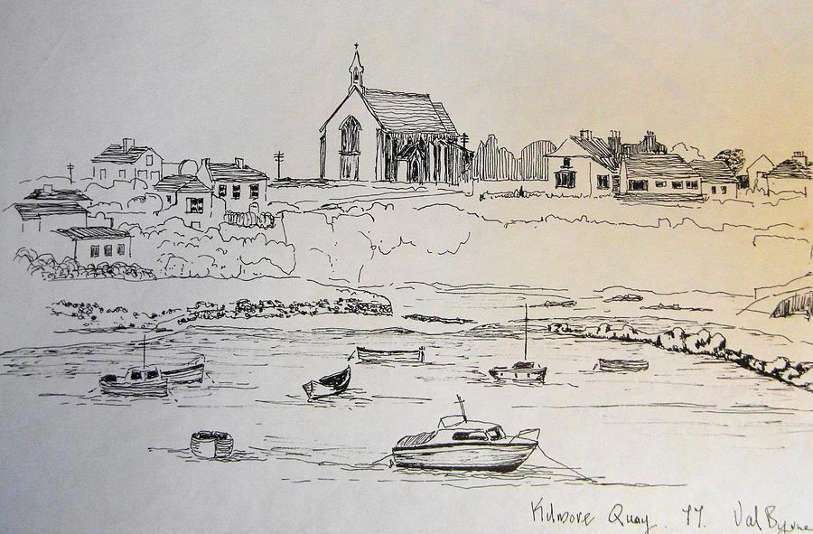 Kilmore Quay Co. Wexford Painting by Val Byrne