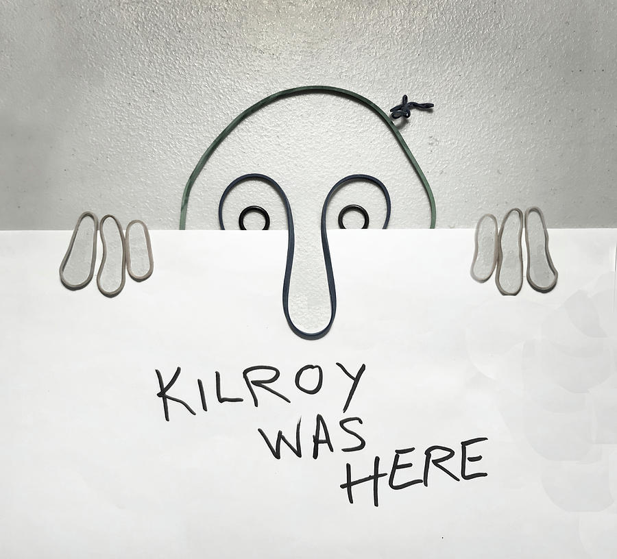 Kilroy Was Here Relief by Ed Meredith - Pixels