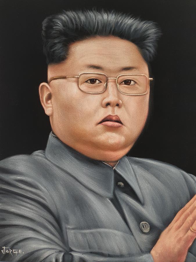 North Korea Painting - Kim Jong-un Supreme Leader by Jorge Torrones