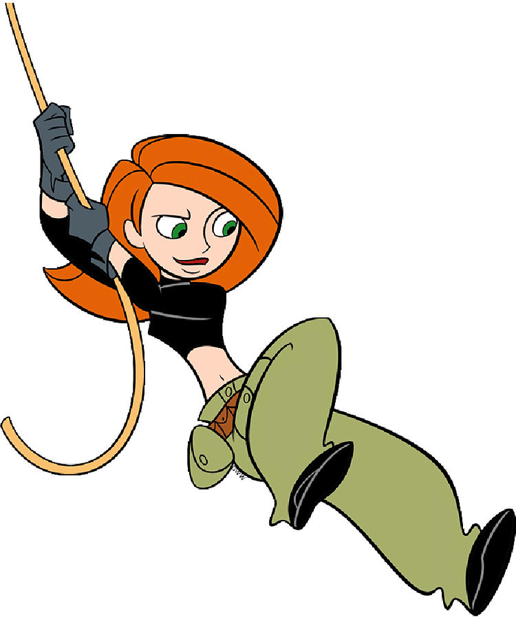 Kim Possible Sticker Poster cute Painting by Karlie Oliver | Fine Art ...