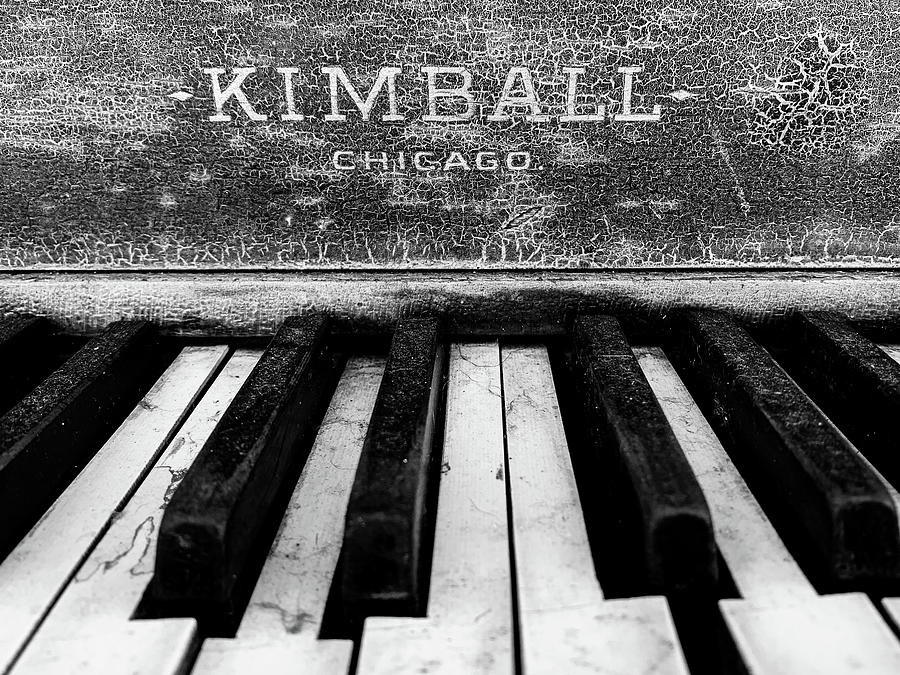 Kimball Piano detail Photograph by Bradford Martin