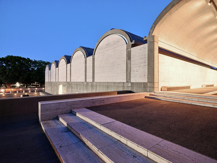 Kimbell Art Museum Night 071122 Photograph by Rospotte Photography ...