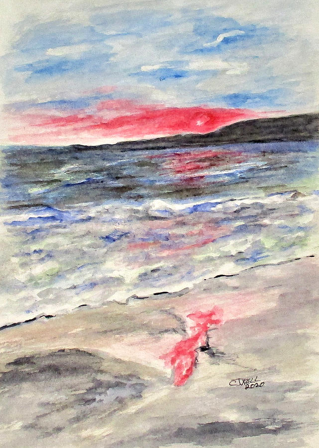 Kimberly Pink Sunset Painting