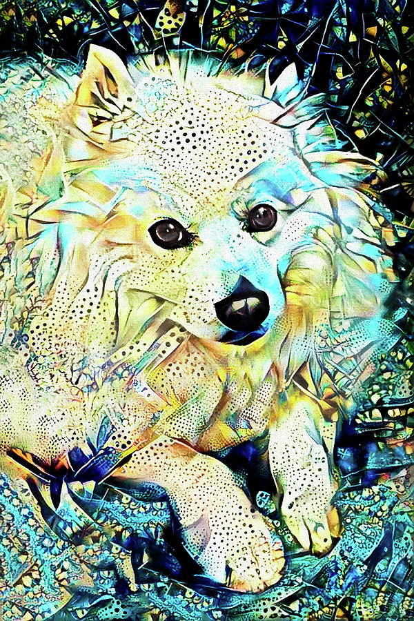 Kimo the Eskimo Dog Digital Art by Peggy Collins
