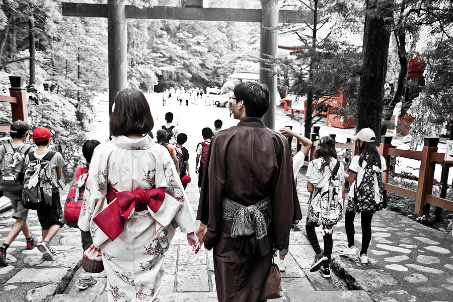 Kimono in Nikko. Japan Photograph by Lie Yim