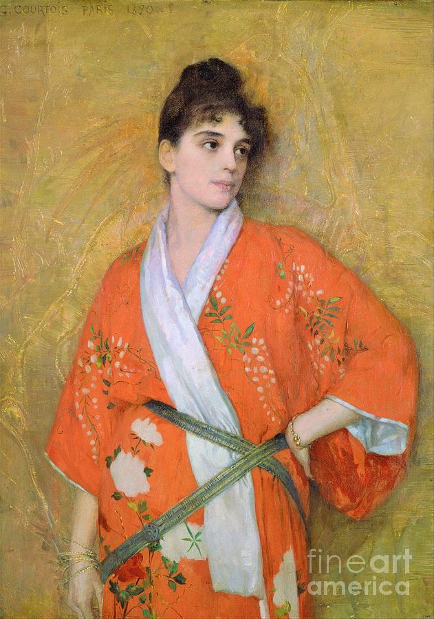 Kimono study Painting by Thea Recuerdo