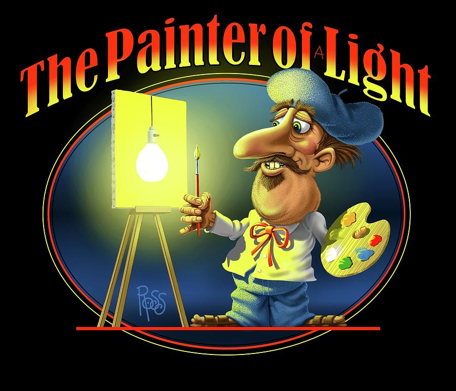 The Painter of Light Digital Art by Scott Ross