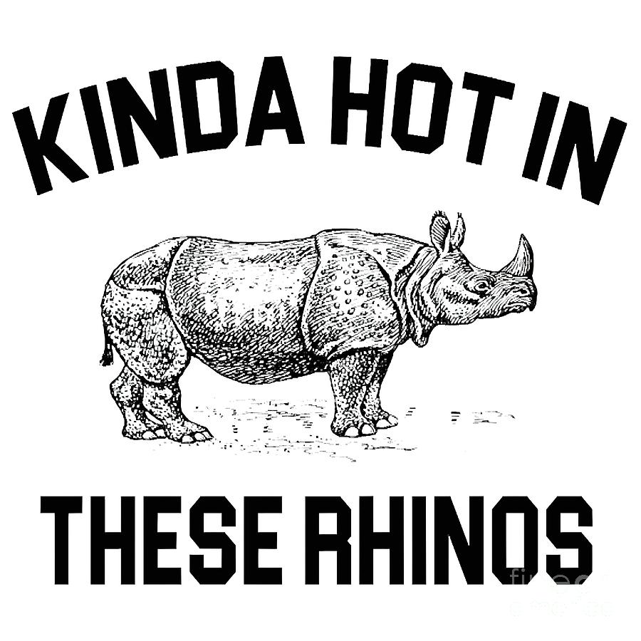 Kinda Hot In These Rhinos Tapestry - Textile by Wilkinson Karl | Pixels