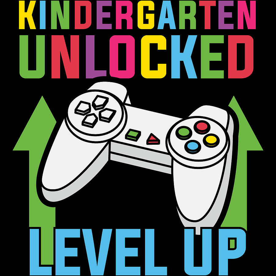 Kindergarten Unlocked Level Up Digital Art by Sweet Birdie Studio ...