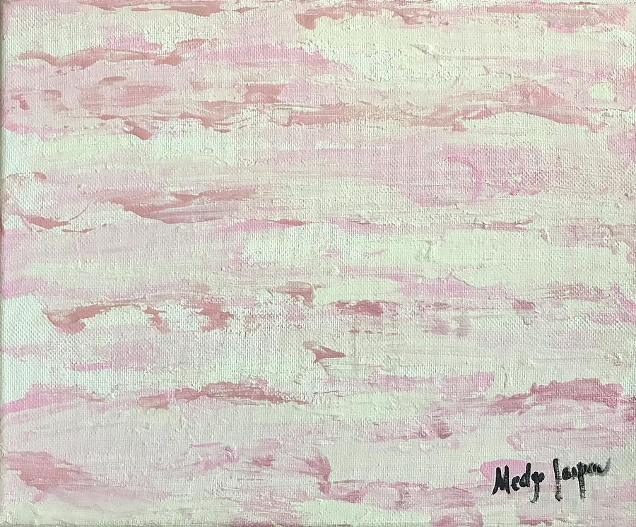 Kindness in Pink Painting by Medge Jaspan
