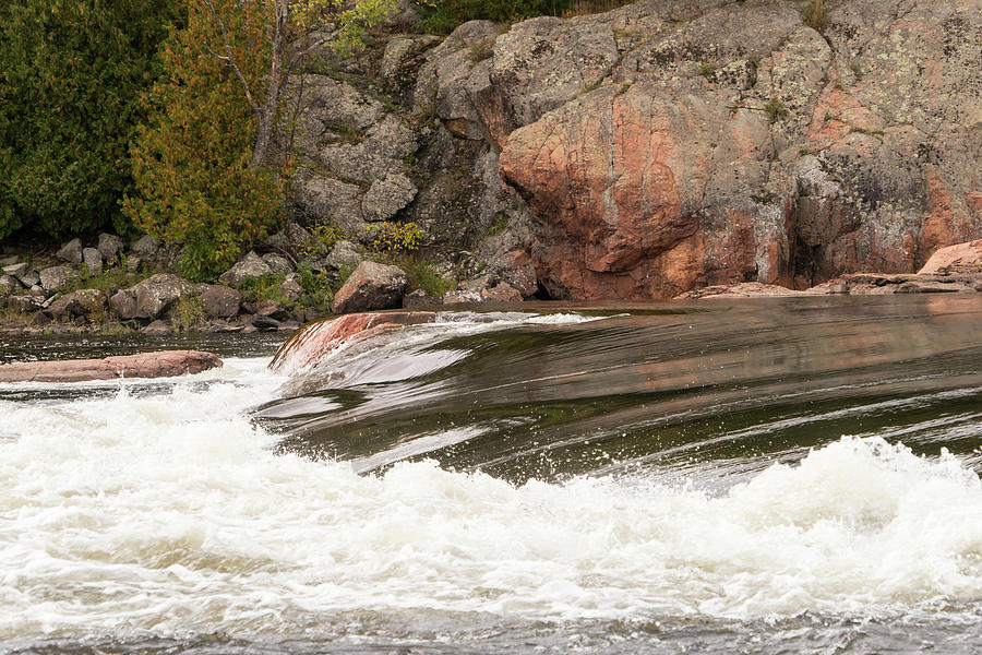 Kinetic Energy - Mississagi River Whitewater Rapids Photograph