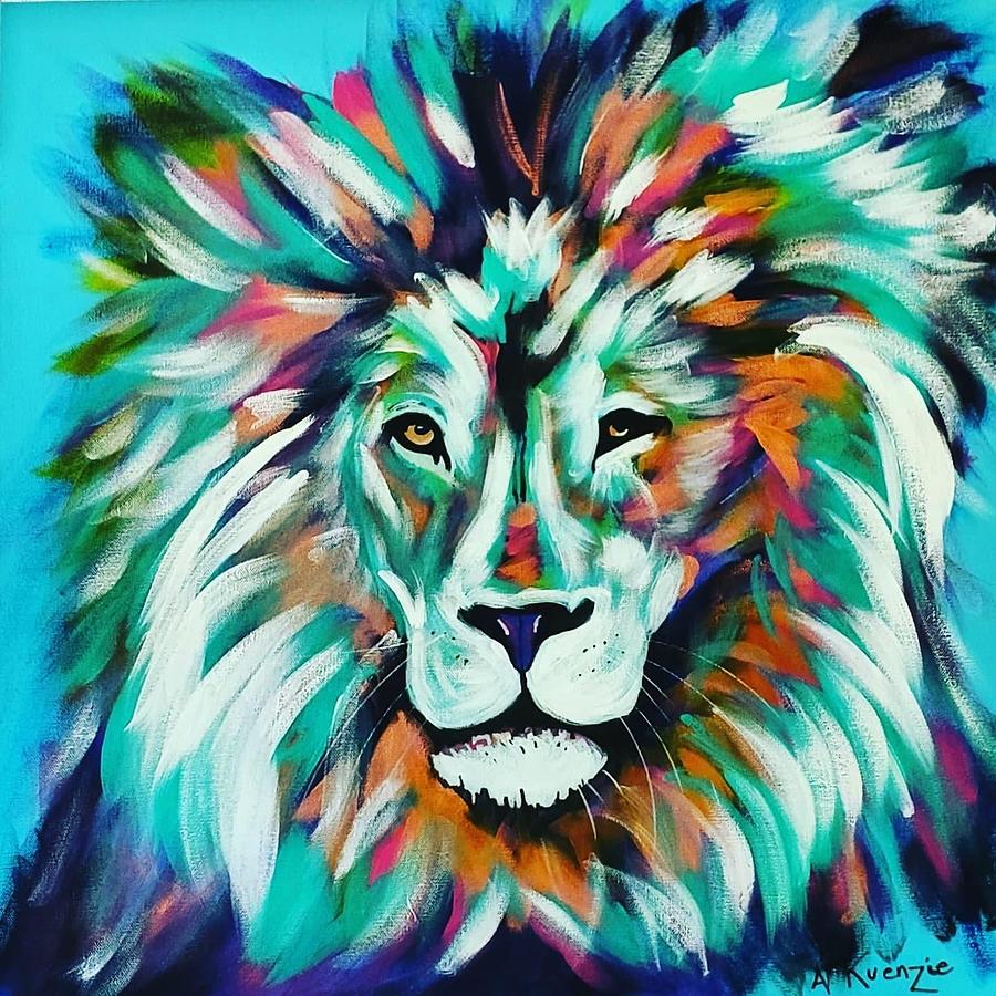 King Painting by Amy Kuenzie