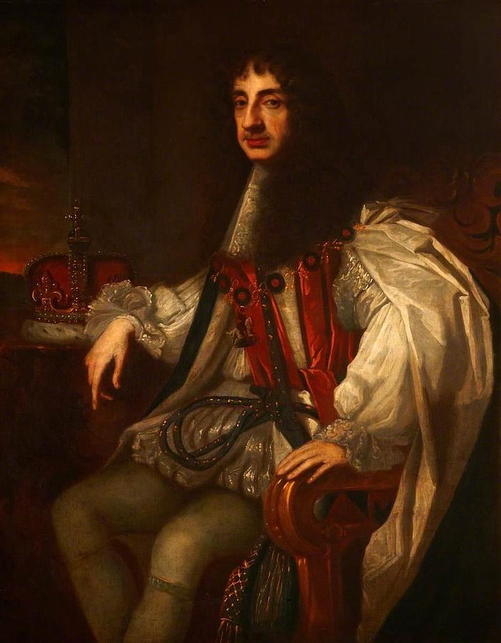 King Charles I I 1630-1685 Painting by Anonymous