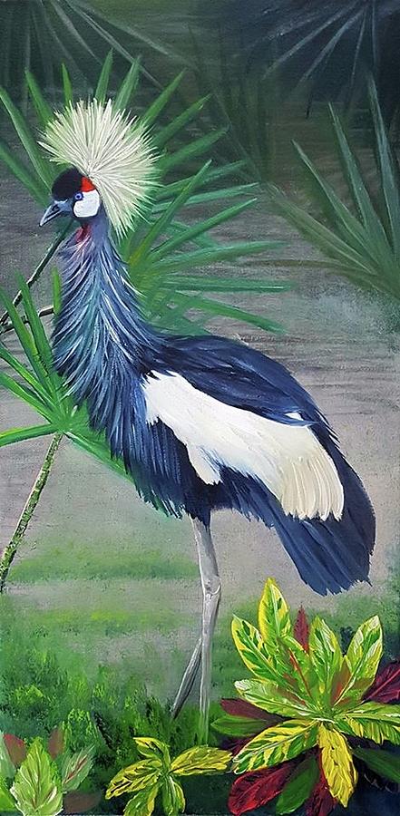 King Crane Painting by Connie Rish