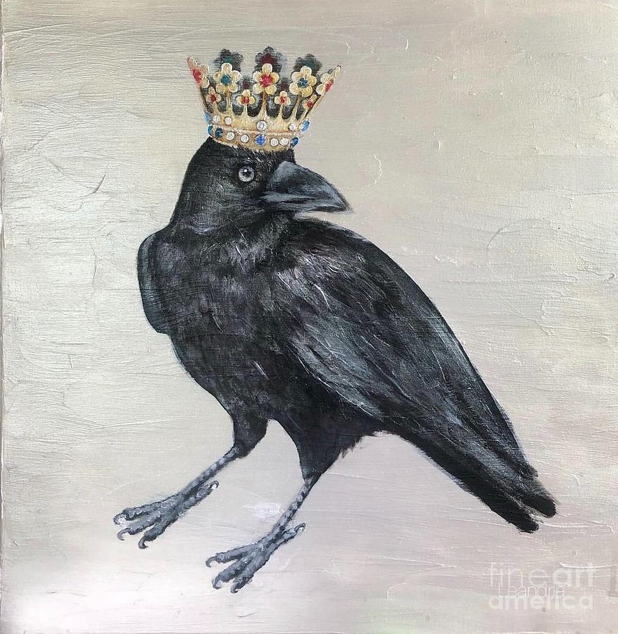 King Crow Painting by Leandria Goodman