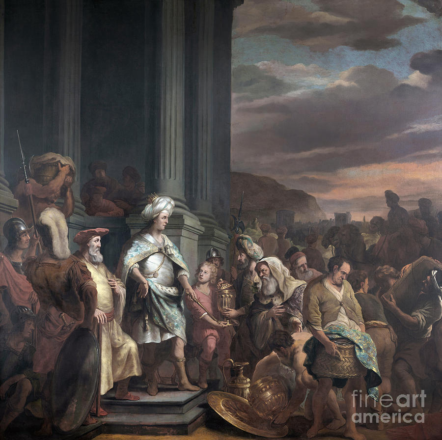 King Cyrus Painting by Ferdinand Bol