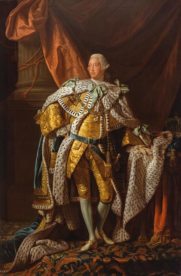 King George III Drawing by Allan Ramsay Scottish - Fine Art America