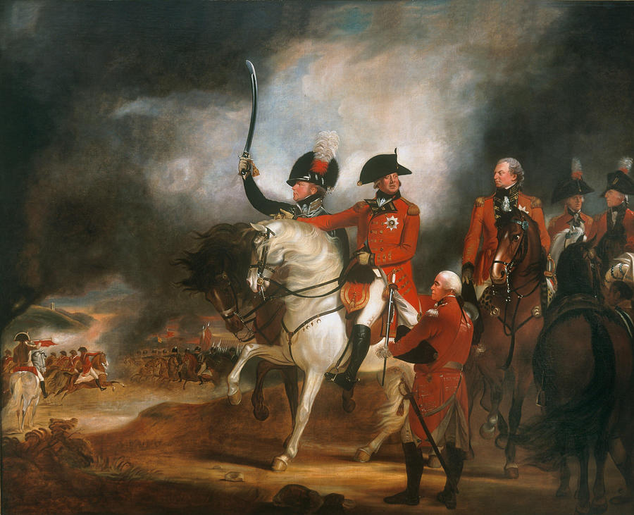 King George III and the Prince of Wales Reviewing the rd or The Prince ...